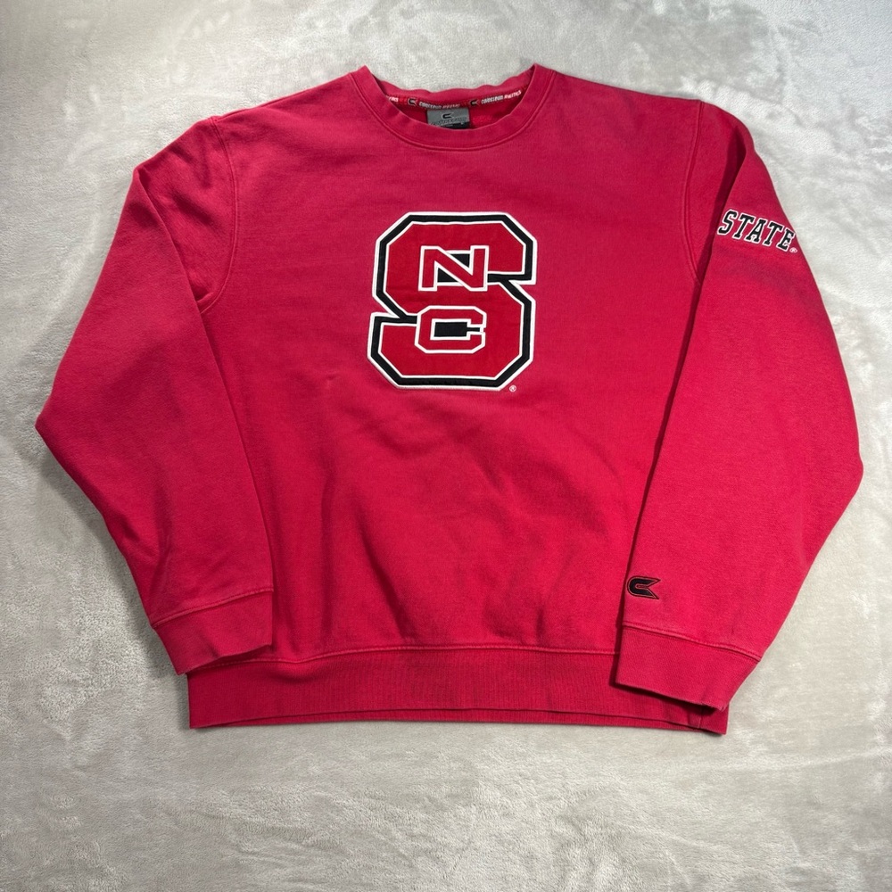 NC State Wolfpack College Crewneck Colosseum Men's Sz L North Carolina
